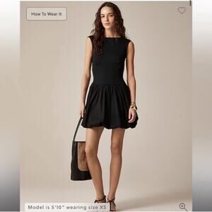 J.Crew Bubble-hem mixy dress